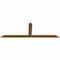 Ekena Millwork Portland Smooth Timber Gable Bracket, Western Red Cedar, 96"W x 32"H x 1 1/2"D x 5 1/2"F, 8/12 Pitch GBW096X32X0206POR00SWR - alternate 5